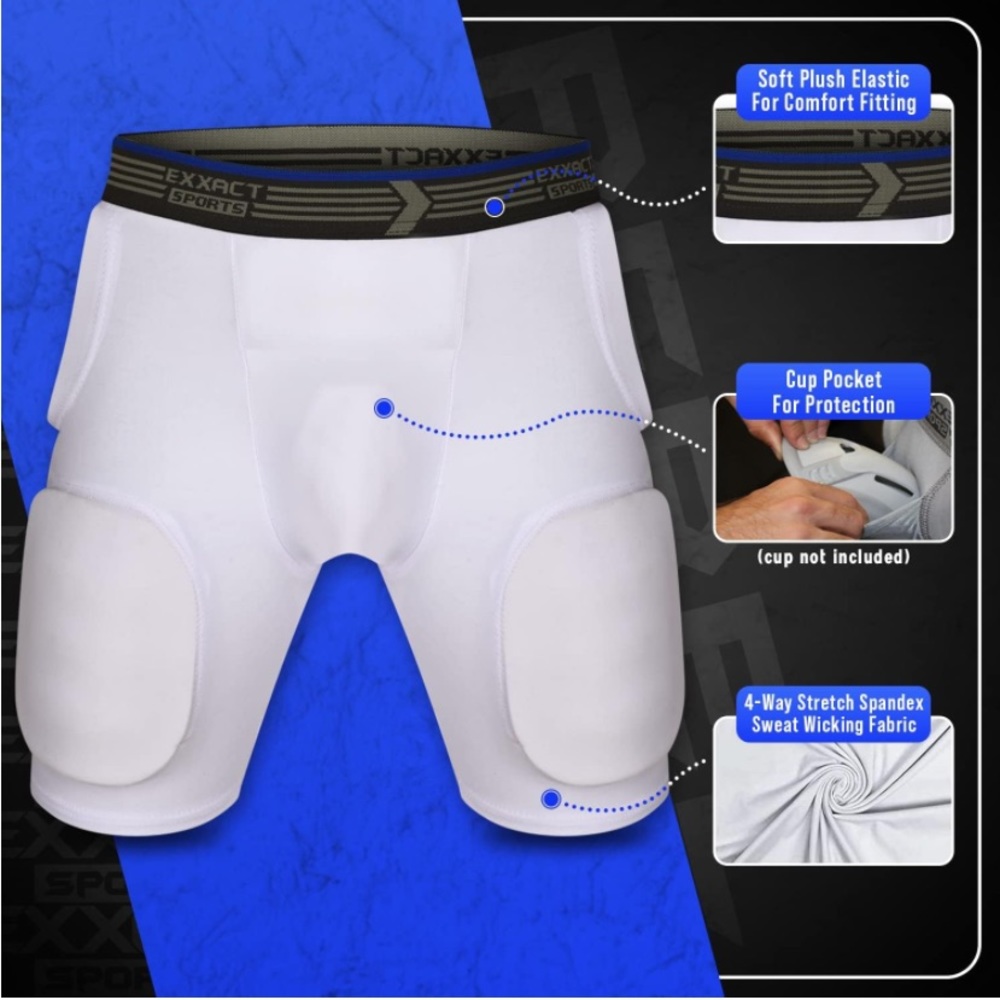 Sports Rebel 5-Pad Youth Football Girdle for Boys